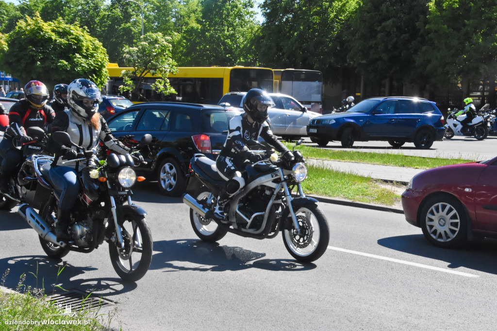 Pogrzeb motocyklisty z al. Chopina