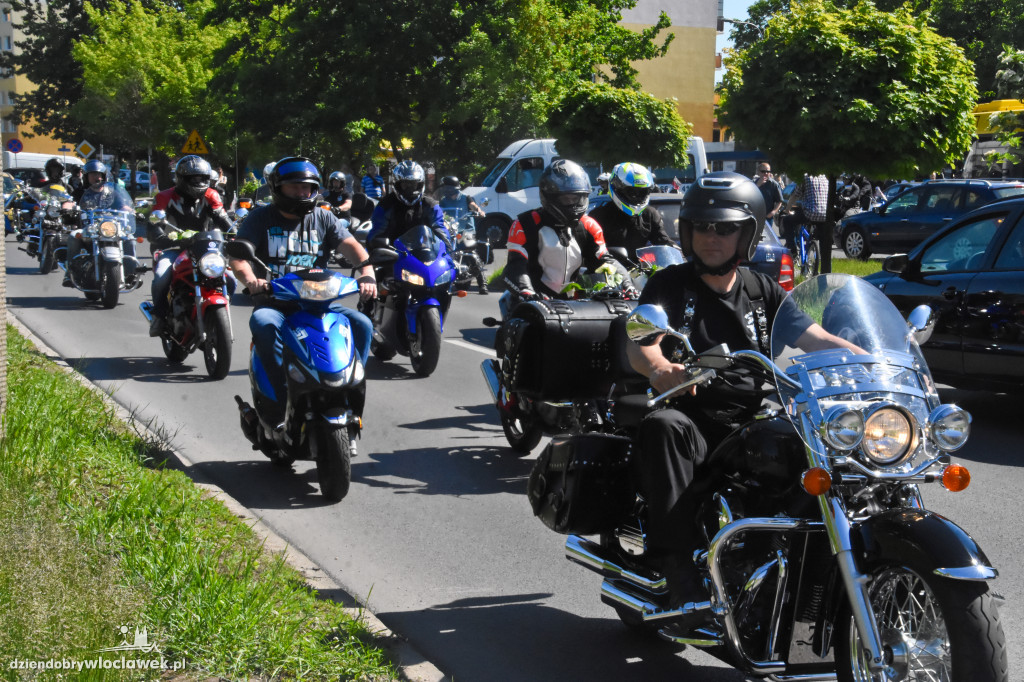 Pogrzeb motocyklisty z al. Chopina