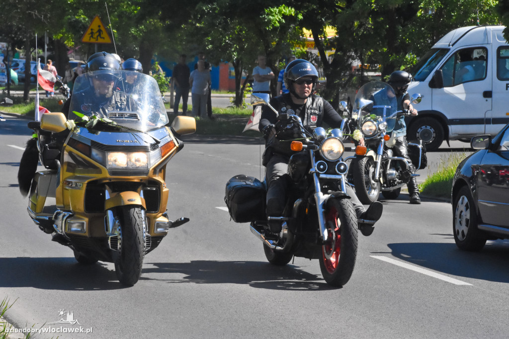 Pogrzeb motocyklisty z al. Chopina