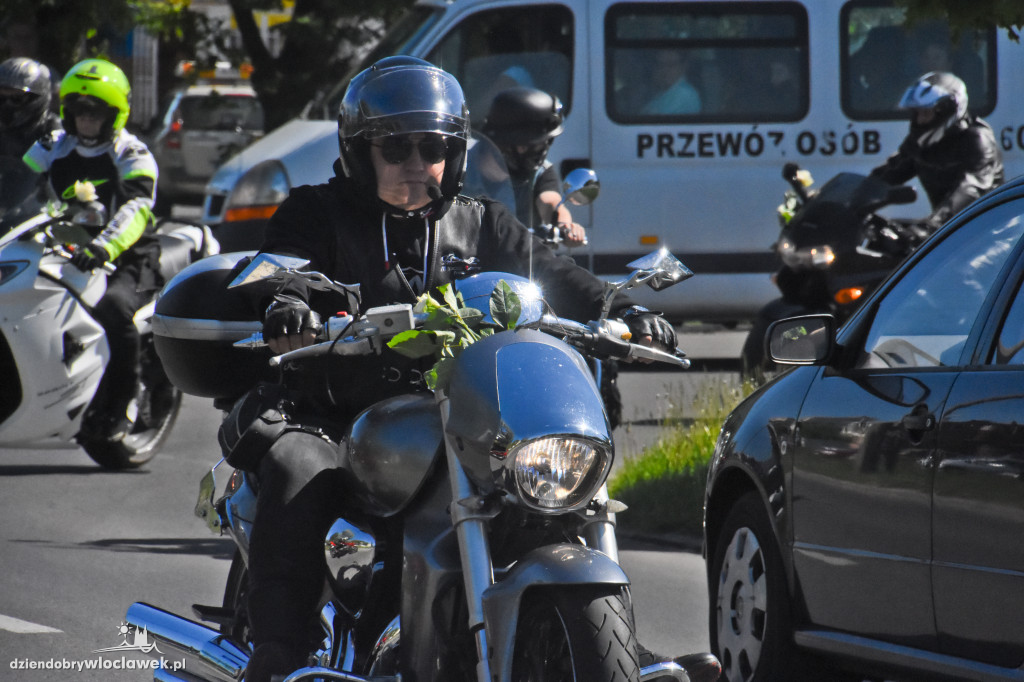 Pogrzeb motocyklisty z al. Chopina