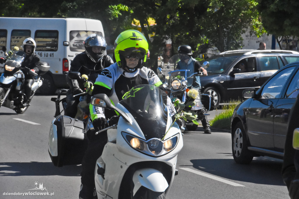 Pogrzeb motocyklisty z al. Chopina