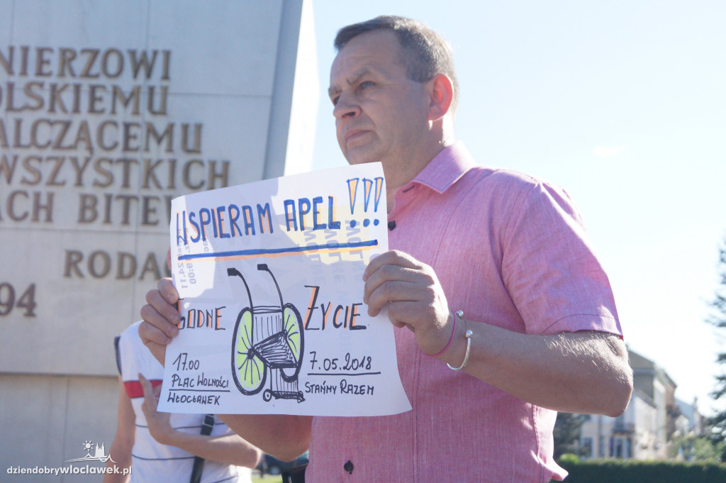 Niepełnosprawni poparli protest w Sejmie