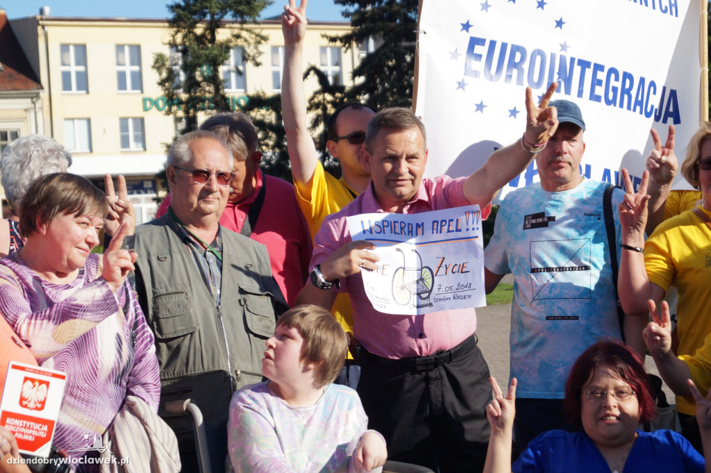 Niepełnosprawni poparli protest w Sejmie