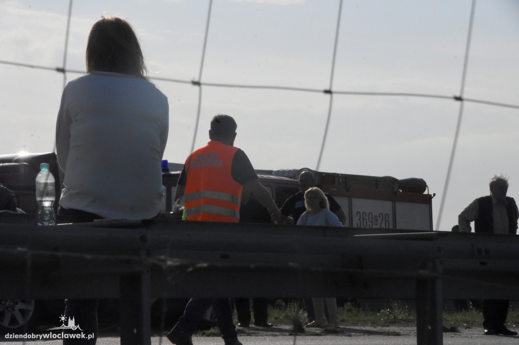 Wypadek na A1. Nie żyje jedna osoba