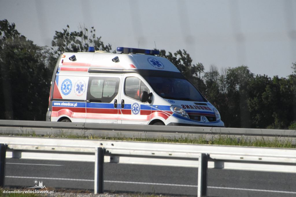 Wypadek na A1. Nie żyje jedna osoba