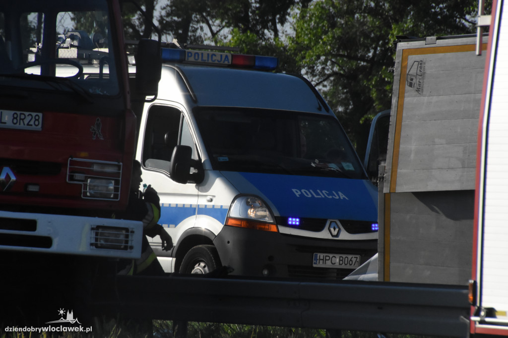 Wypadek na A1. Nie żyje jedna osoba