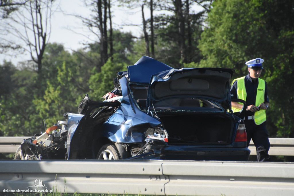 Wypadek na A1. Nie żyje jedna osoba
