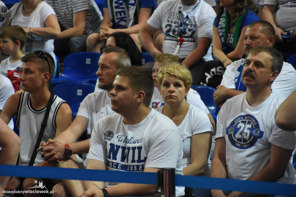 Kibice na meczu Anwil - Stelmet Zielona Góra