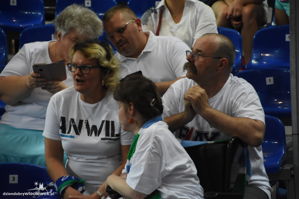 Kibice na meczu Anwil - Stelmet Zielona Góra