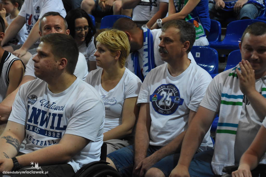 Kibice na meczu Anwil - Stelmet Zielona Góra