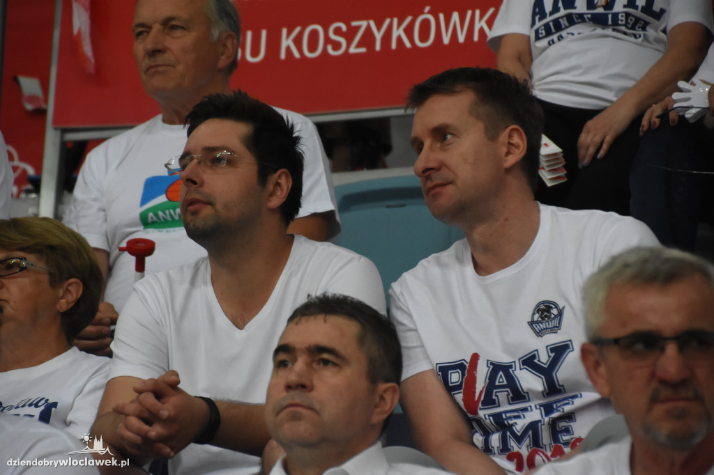 Kibice na meczu Anwil - Stelmet Zielona Góra