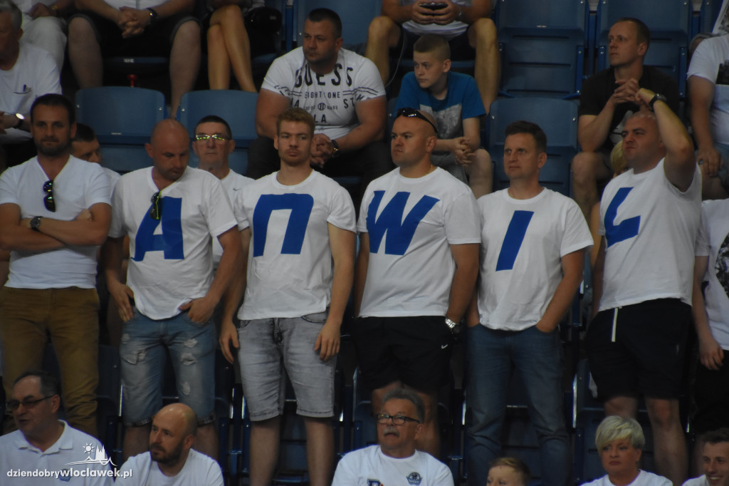 Kibice na meczu Anwil - Stelmet Zielona Góra