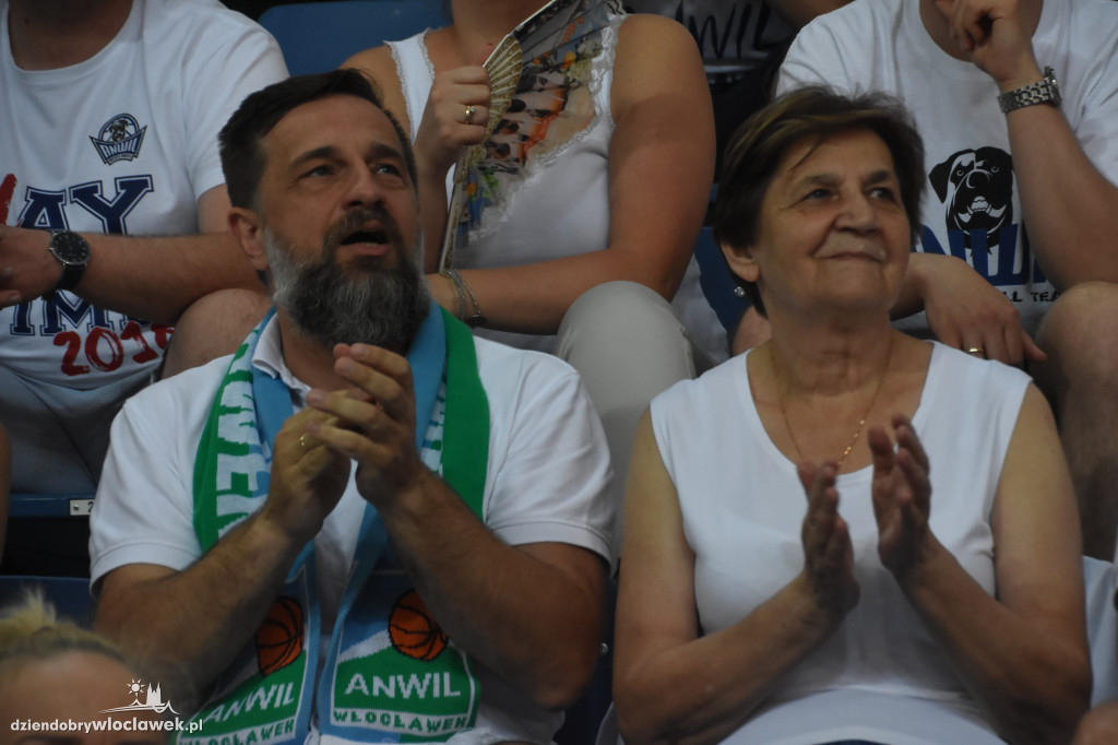 Kibice na meczu Anwil - Stelmet Zielona Góra
