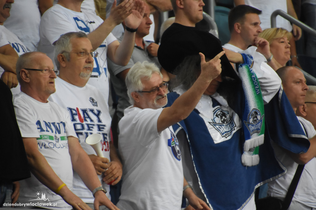 Kibice na meczu Anwil - Stelmet Zielona Góra