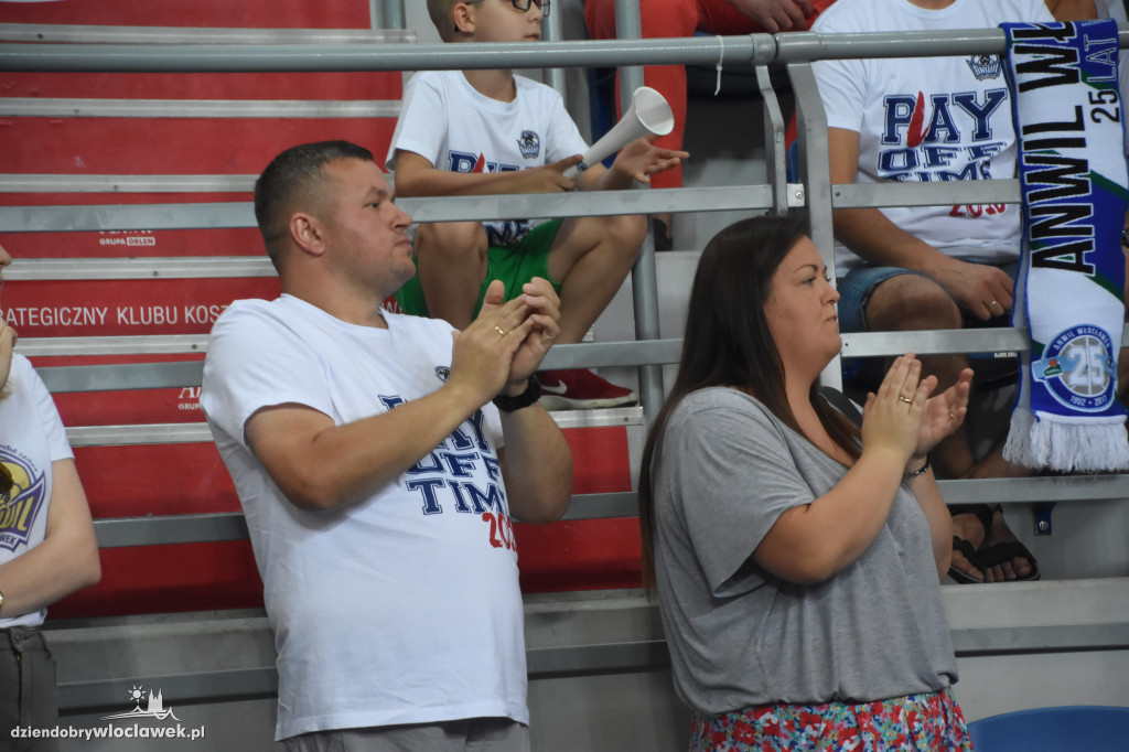 Kibice na meczu Anwil - Stelmet Zielona Góra