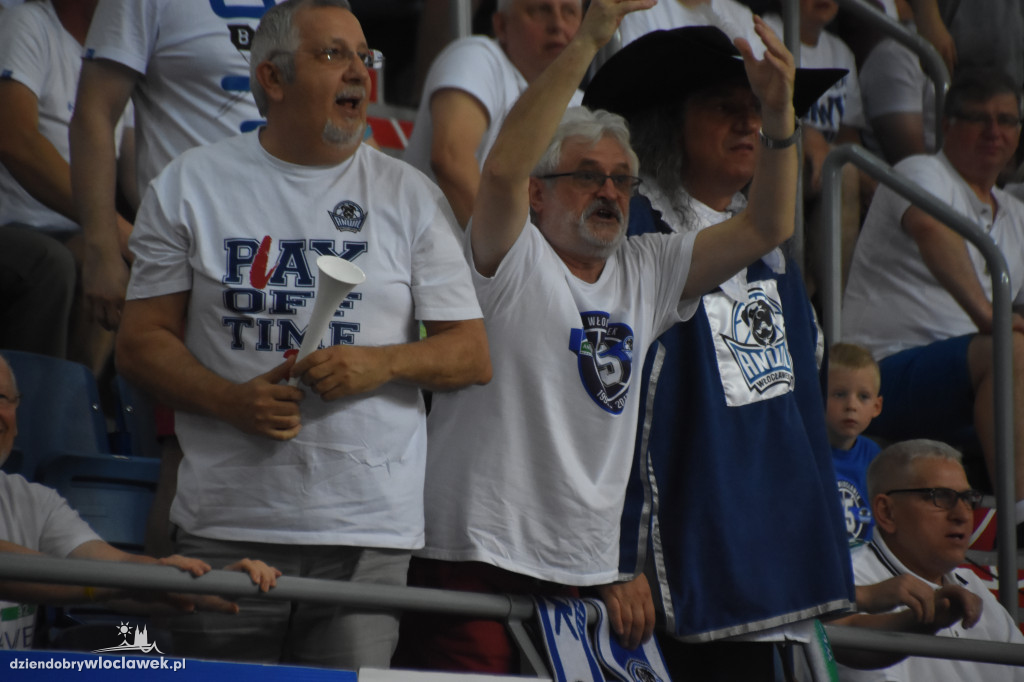 Kibice na meczu Anwil - Stelmet Zielona Góra
