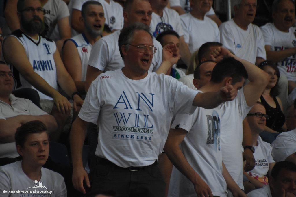 Kibice na meczu Anwil - Stelmet Zielona Góra