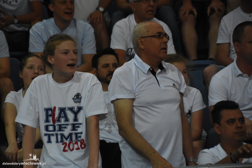 Kibice na meczu Anwil - Stelmet Zielona Góra