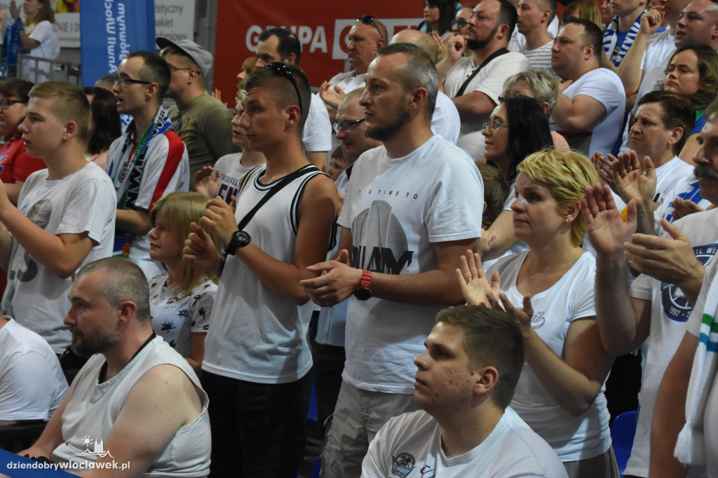 Kibice na meczu Anwil - Stelmet Zielona Góra