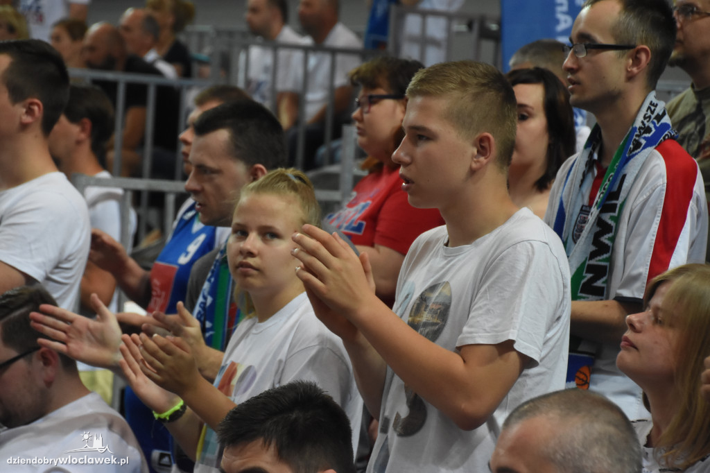 Kibice na meczu Anwil - Stelmet Zielona Góra