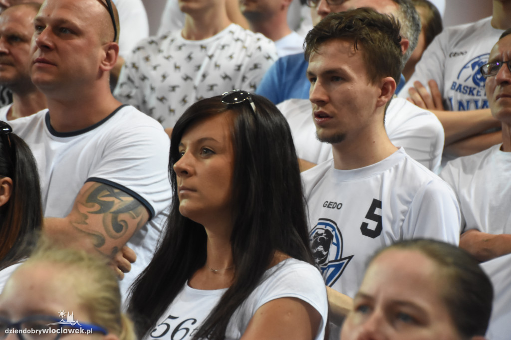 Kibice na meczu Anwil - Stelmet Zielona Góra