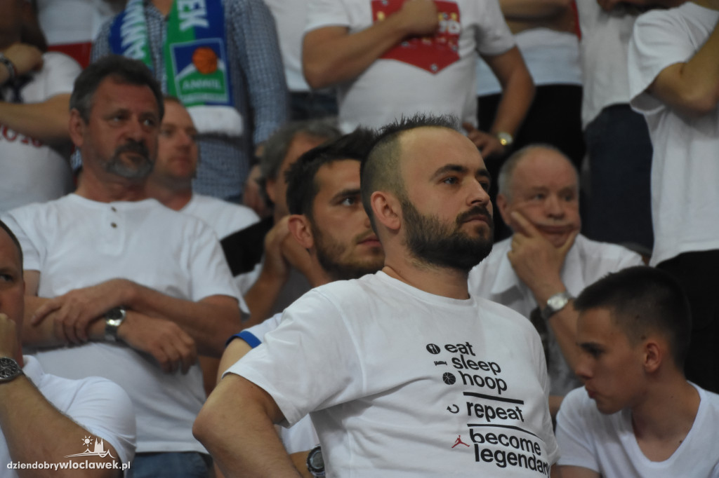 Kibice na meczu Anwil - Stelmet Zielona Góra