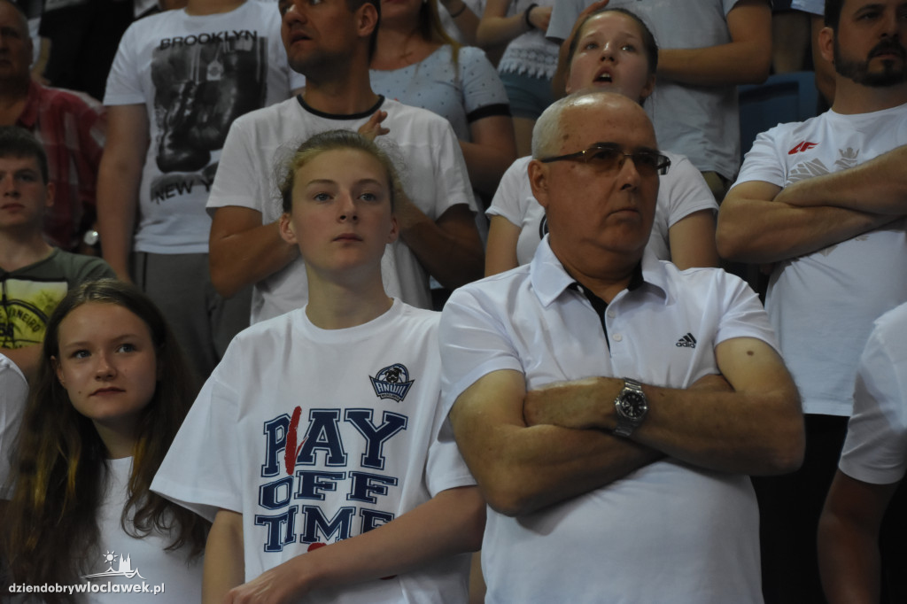 Kibice na meczu Anwil - Stelmet Zielona Góra