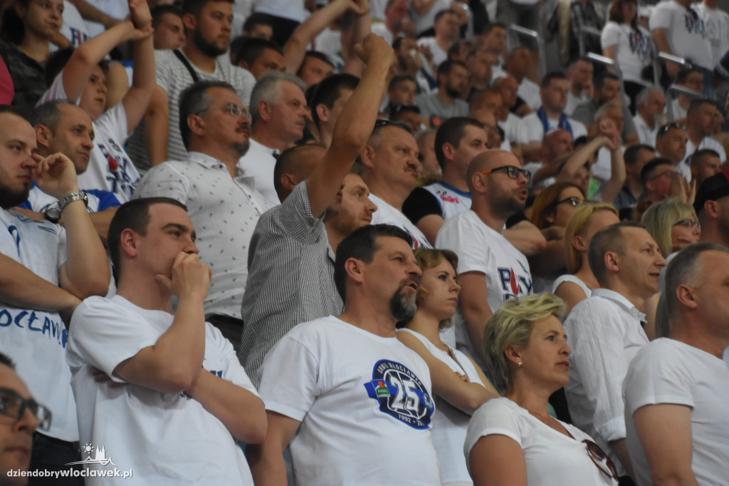 Kibice na meczu Anwil - Stelmet Zielona Góra