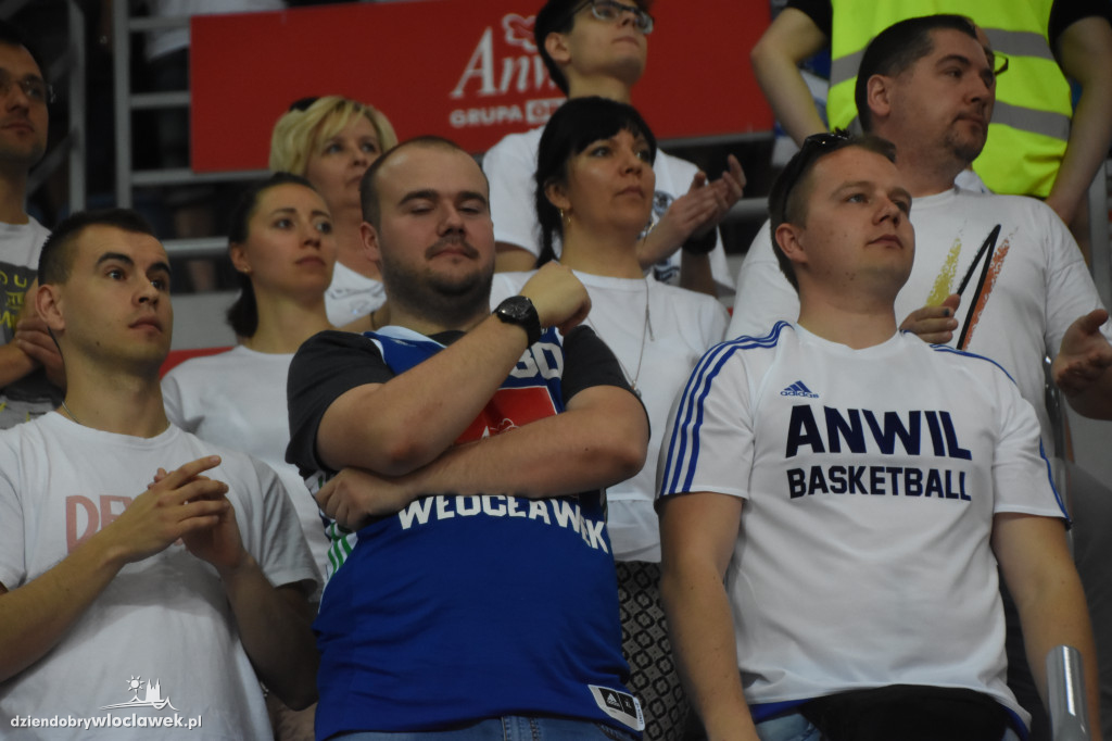 Kibice na meczu Anwil - Stelmet Zielona Góra