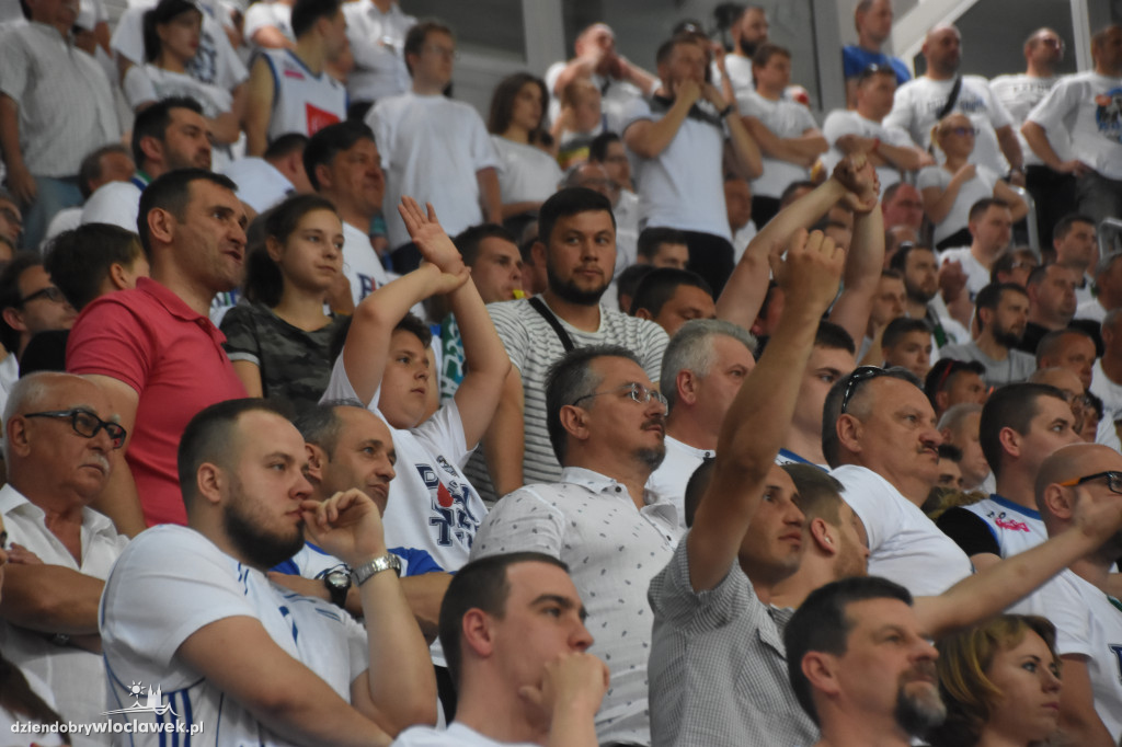 Kibice na meczu Anwil - Stelmet Zielona Góra