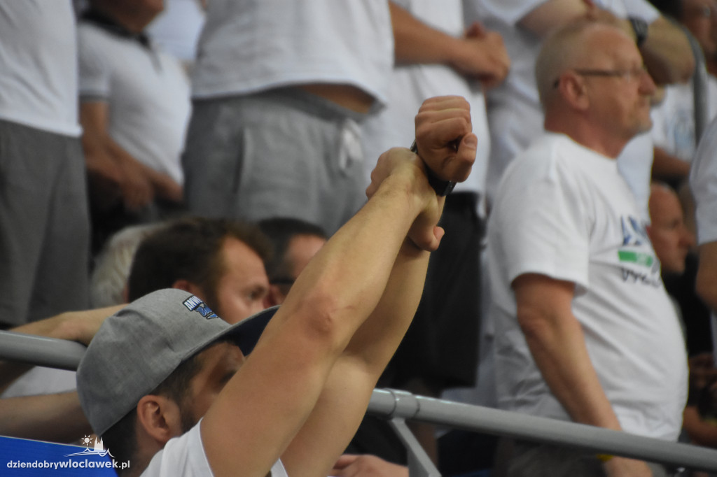 Kibice na meczu Anwil - Stelmet Zielona Góra