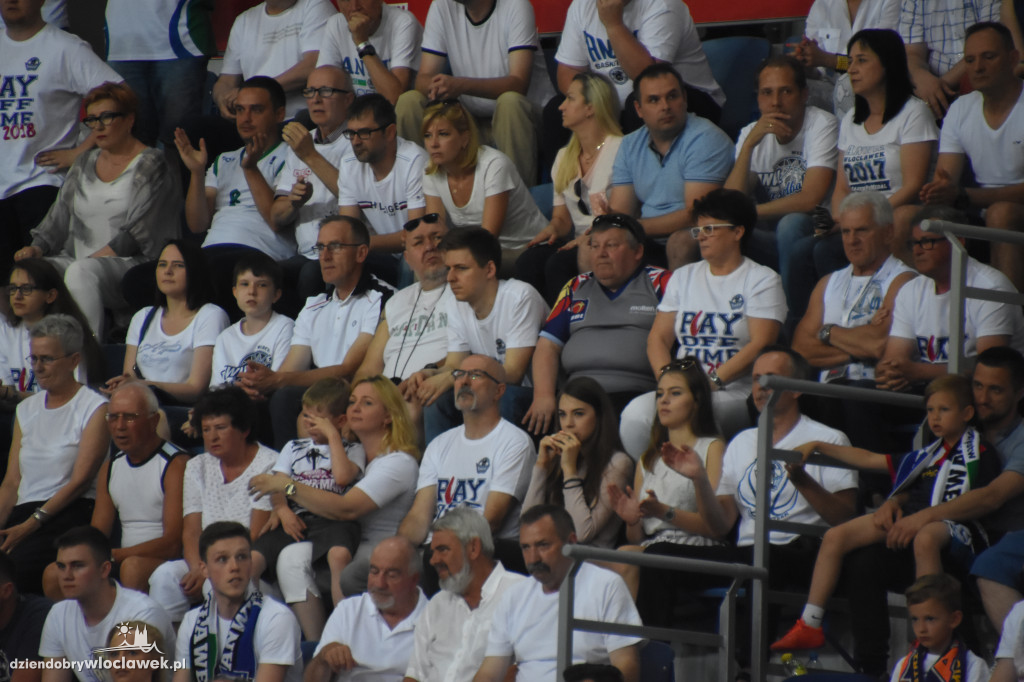 Kibice na meczu Anwil - Stelmet Zielona Góra