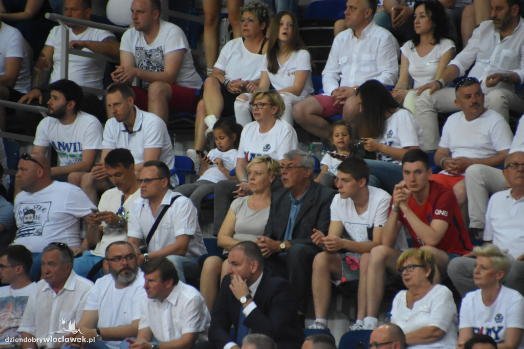 Kibice na meczu Anwil - Stelmet Zielona Góra