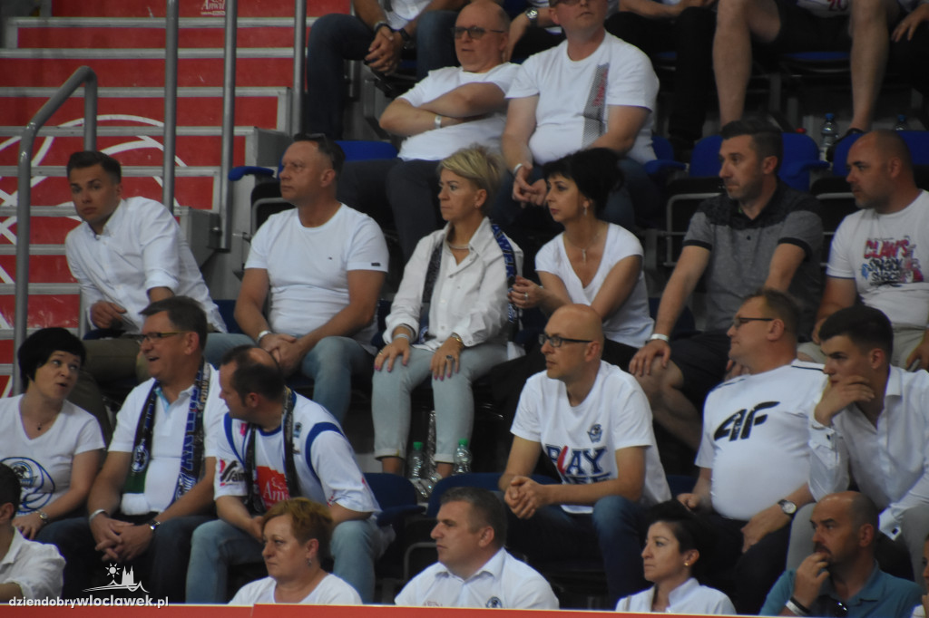 Kibice na meczu Anwil - Stelmet Zielona Góra