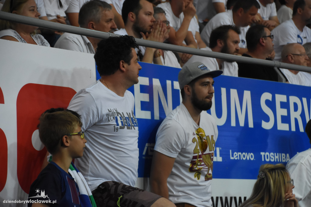 Kibice na meczu Anwil - Stelmet Zielona Góra