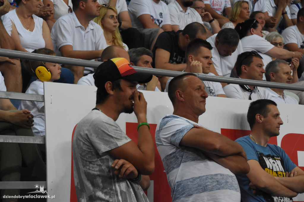 Kibice na meczu Anwil - Stelmet Zielona Góra