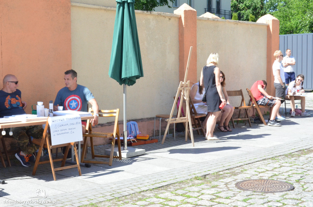 Plener malarski na bulwarach - ul. Zamcza
