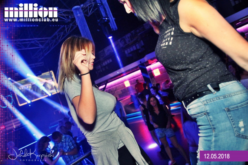 Sobotnia impreza w klubie Million