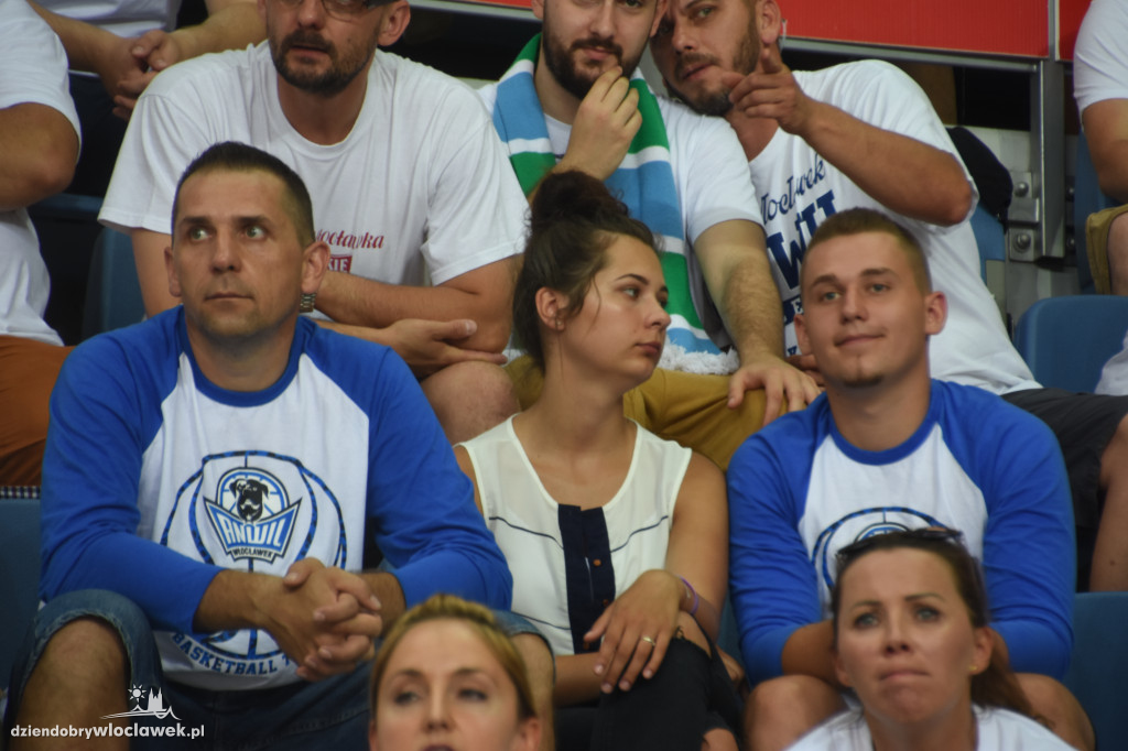 Kibice na meczu Anwilu ze Stalą Ostrów Wlkp.