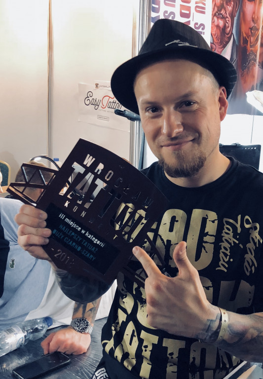 Włocławski tatuażysta z nagrodami