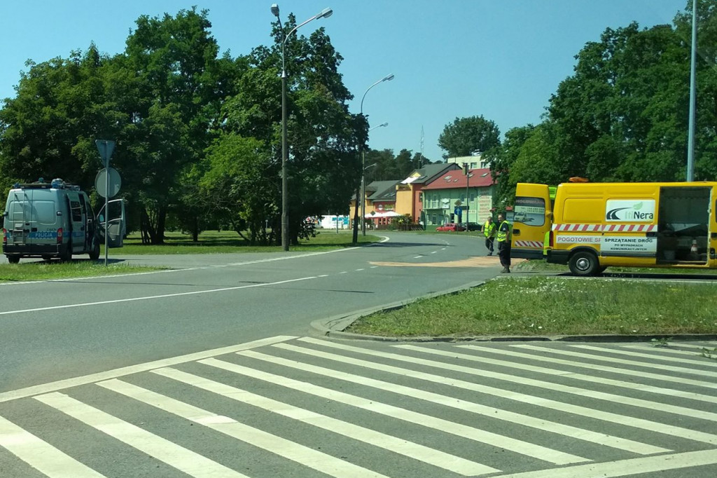 Wypadek na alei Kazmierza Wielkiego