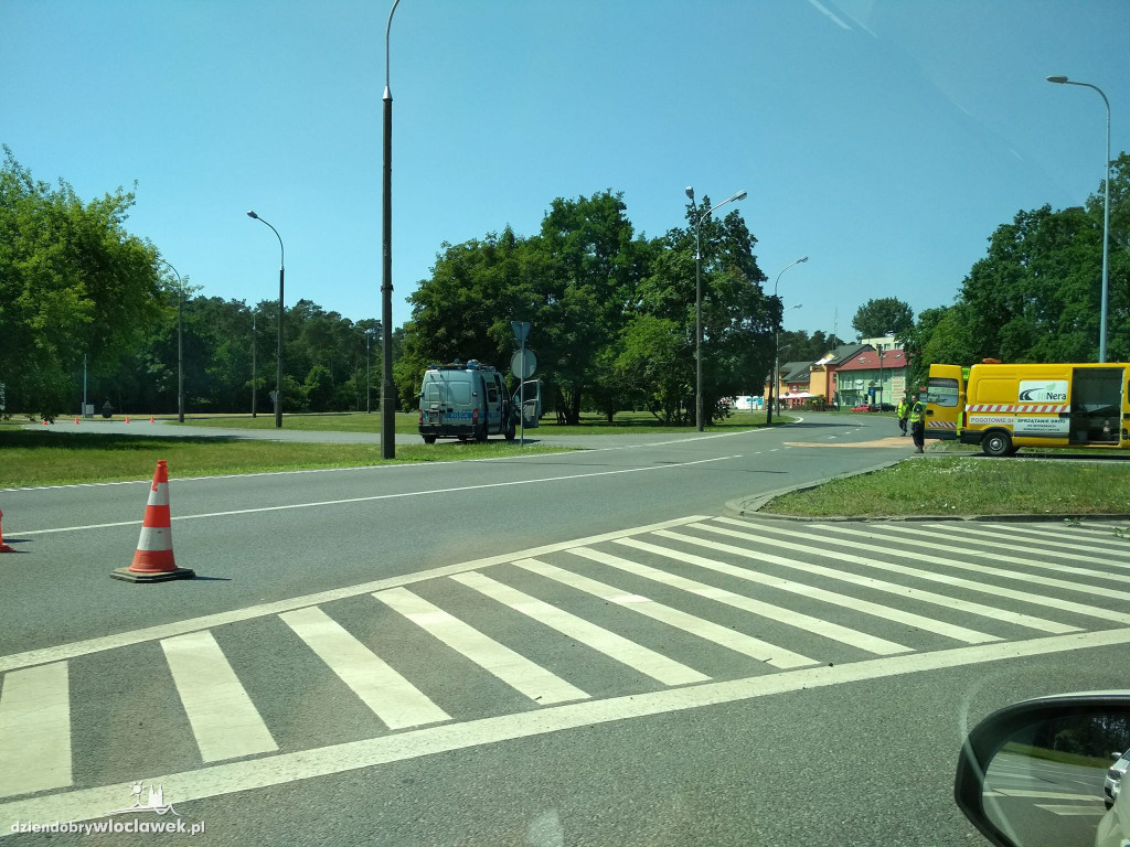 Wypadek na alei Kazmierza Wielkiego