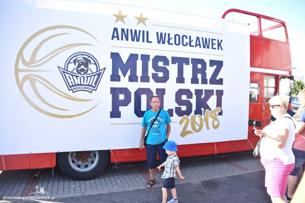 Przejazd koszykarzy Anwilu