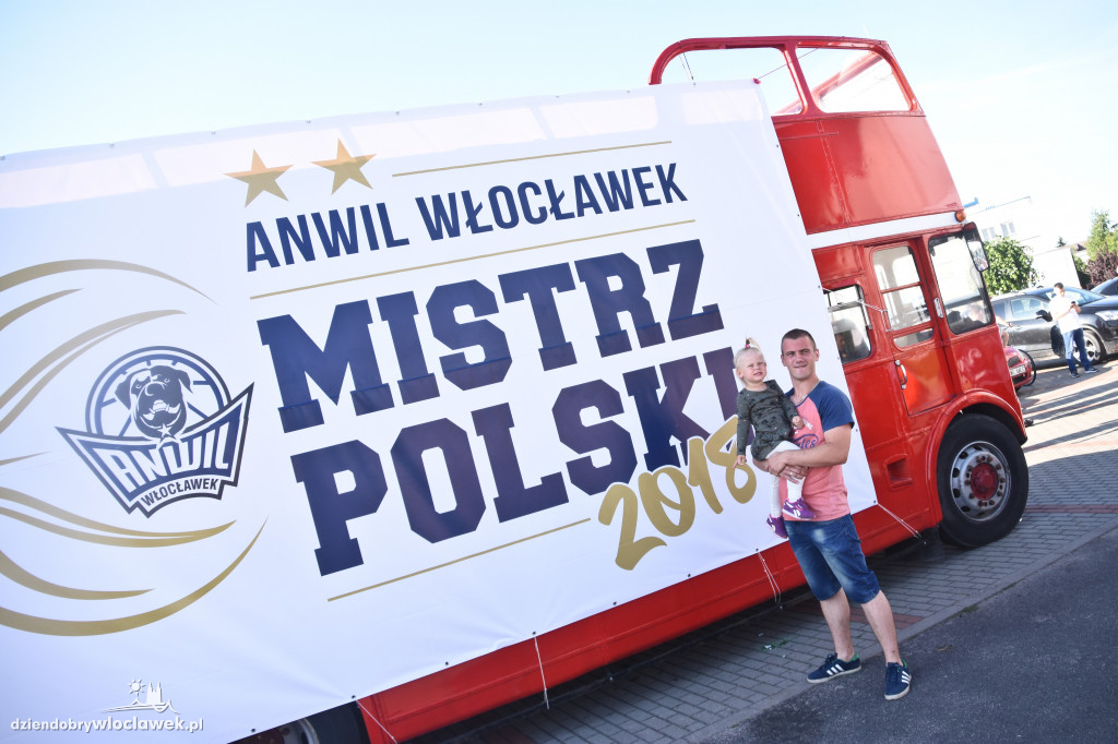 Przejazd koszykarzy Anwilu
