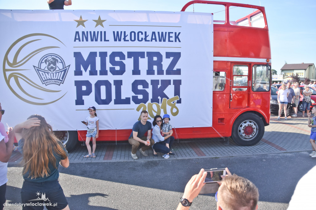 Przejazd koszykarzy Anwilu