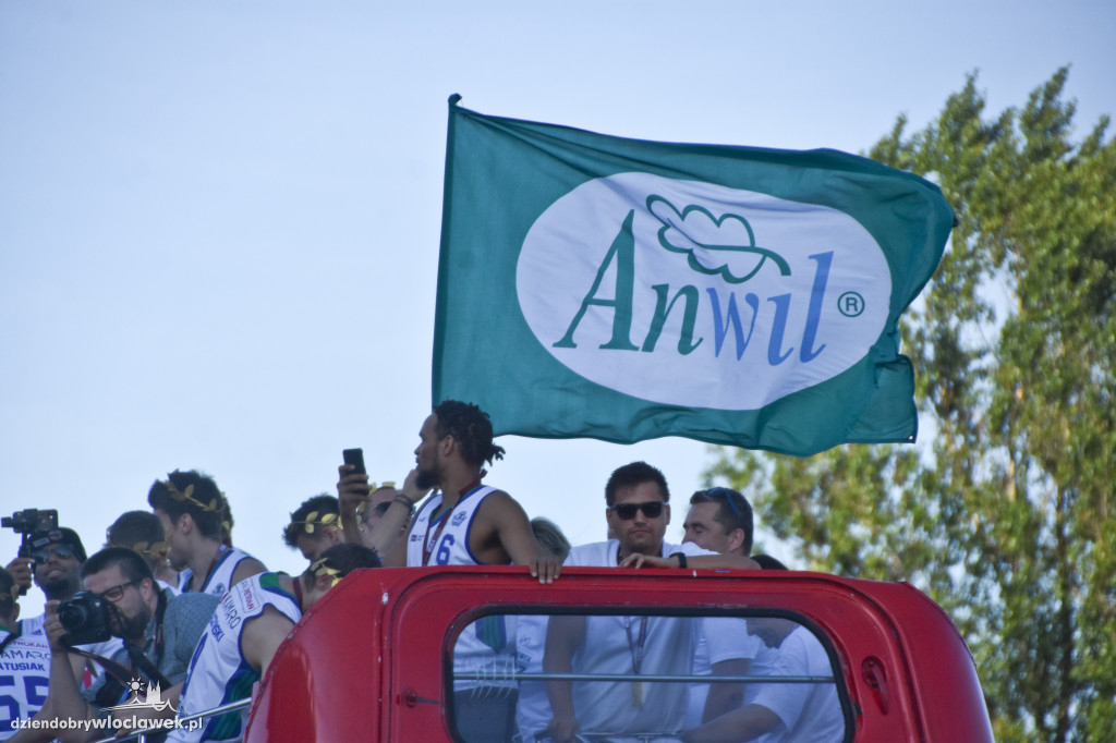 Przejazd koszykarzy Anwilu