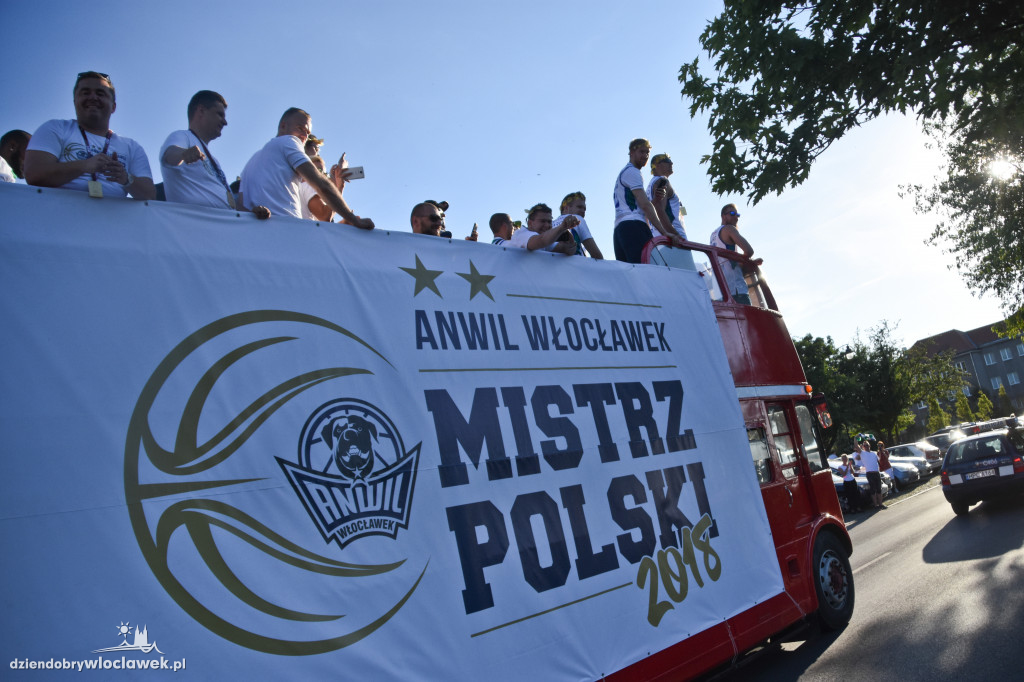 Przejazd koszykarzy Anwilu
