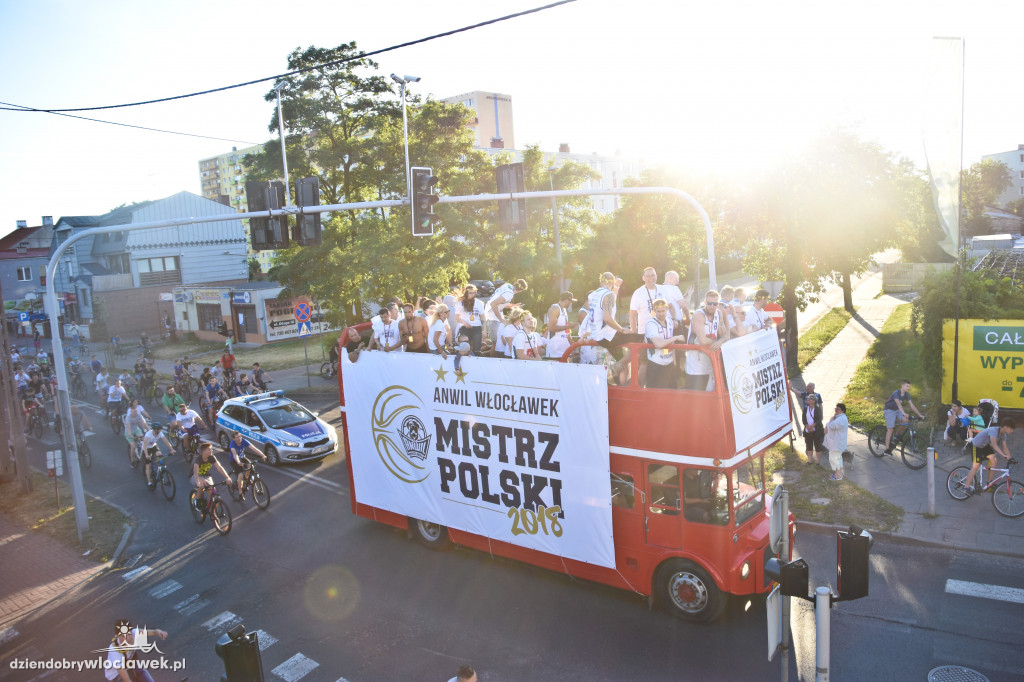 Przejazd koszykarzy Anwilu
