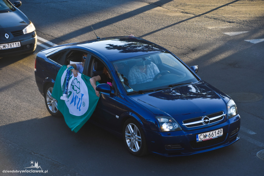 Przejazd koszykarzy Anwilu