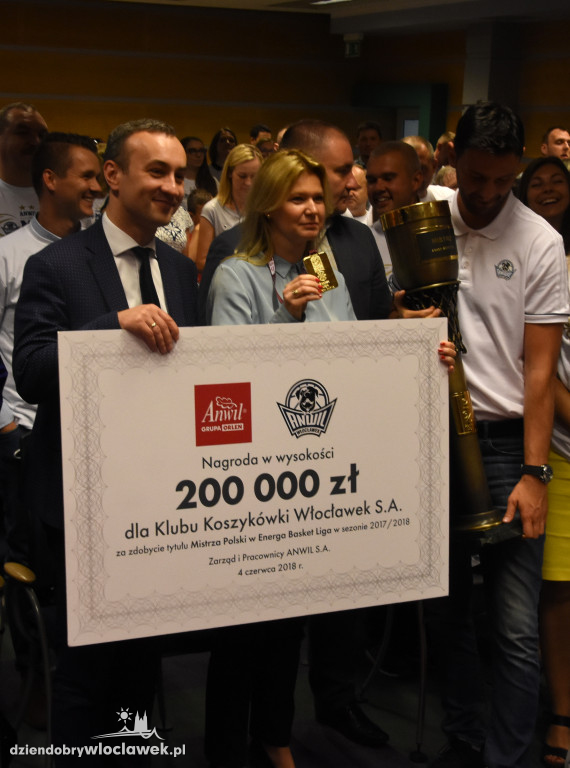 Mistrzowie Polski z wizytą w Anwil S.A.